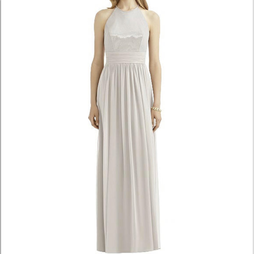 After Six Style 6742 Dress In Oyster Color